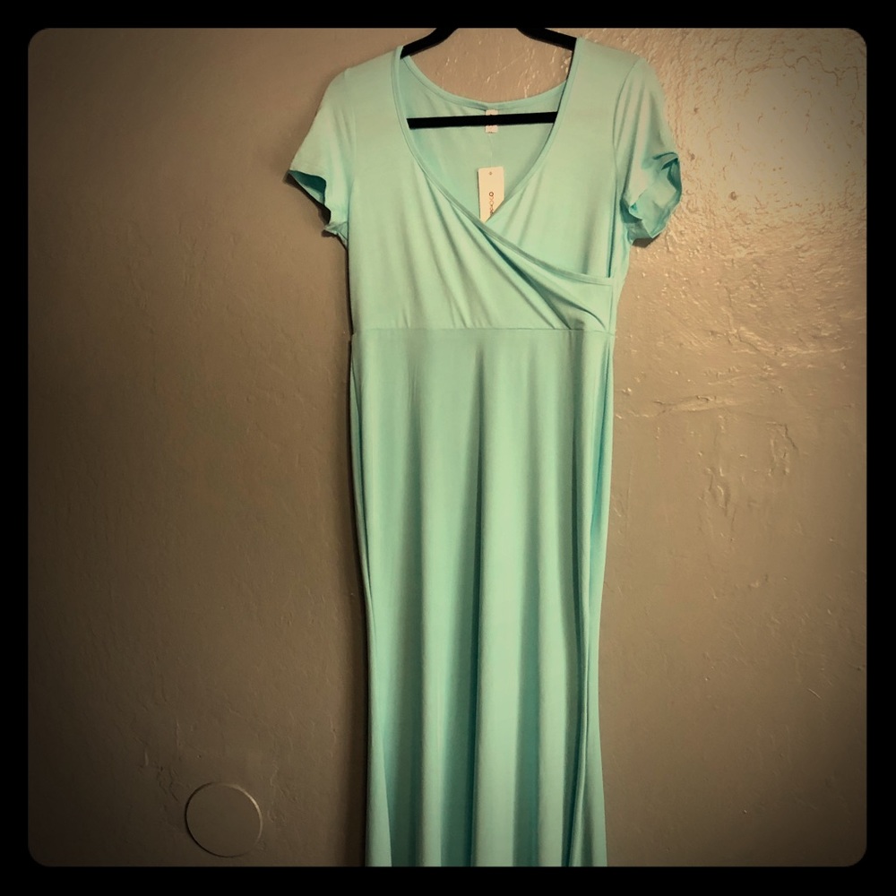 Brand New - Fashionmia Blue-Green Dress